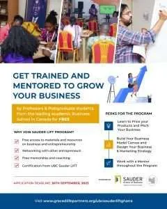 Entrepreneurship for All: UBC Sauder LIFT Program 3.0