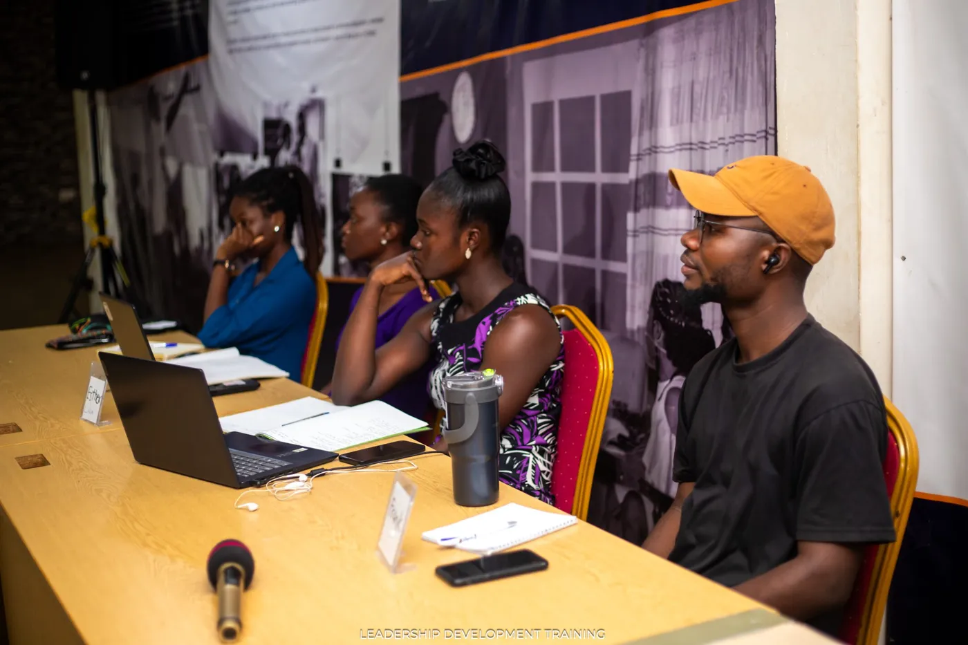 Cohort 2028 leaders during a Leadership Development Training session