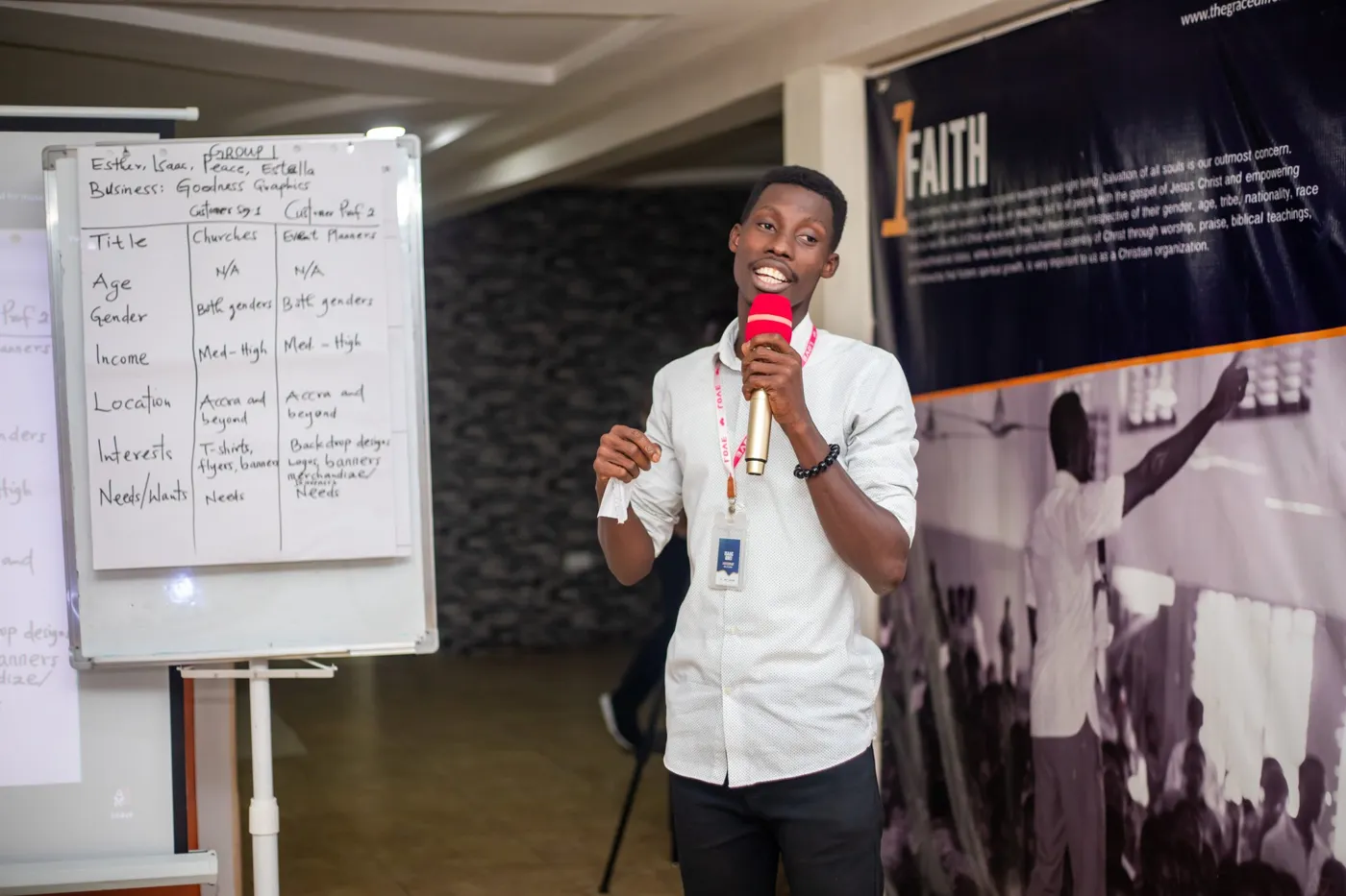 A facilitator leads a session at our Leadership Centre