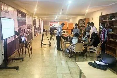 Leaders in a skills session at The GracedLife Place